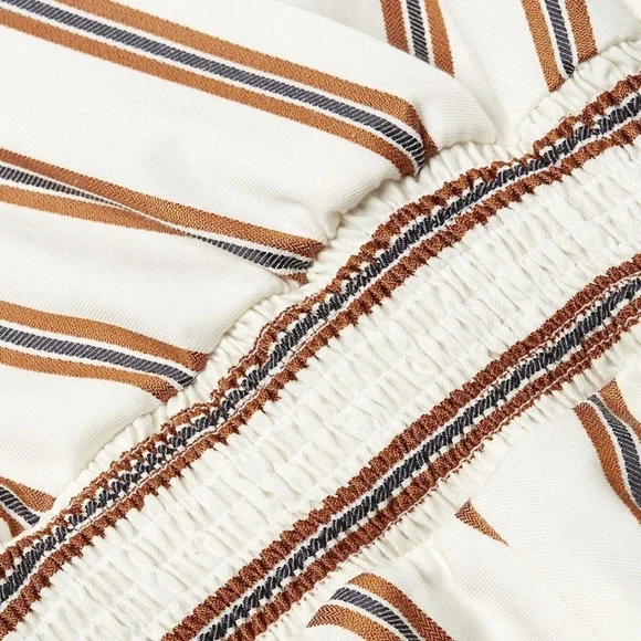 Maje
Striped Peplum Suit Romper Size M - Picture 5 of 6